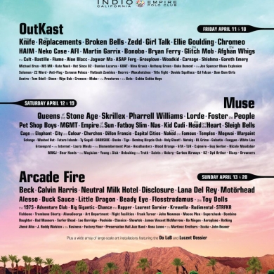 Coachella Lineup 2014